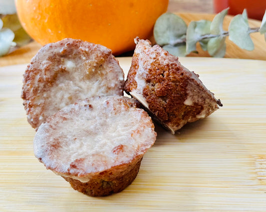 Pumpkin Spice collettes mini donut cakes gluten free vegan (September-November ONLY)